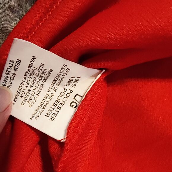 Texas Rangers True Fan Jersey Mens Large Red MLB Baseball - Picture 12 of 13